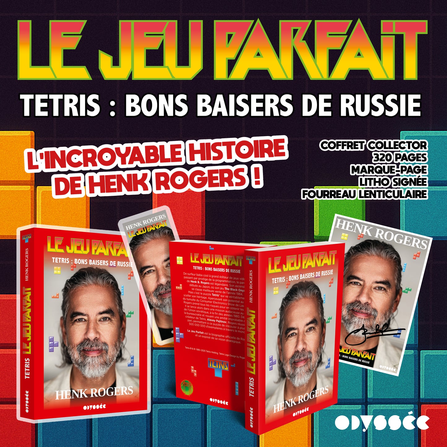 【PRÉCOMMANDE ÉDITION COLLECTOR】LE JEU PARFAIT - TETRIS : Bons baisers de Russie - de Henk ROGERS
