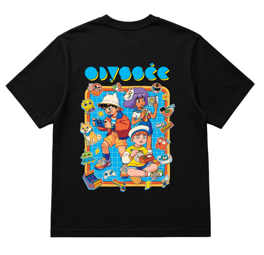 【PRÉCOMMANDE】T-shirt Yeaaah! Studio x Odyssée - Noir